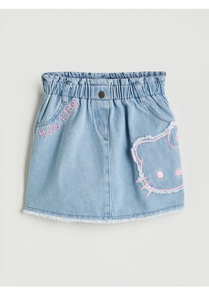 Yeni Sezon Hello Kitty Kız Çocuk Jean Etek fiyatları