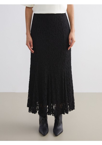 Yeni Sezon Beli Lastikli Ajurlu Kroşe Etek fiyatları