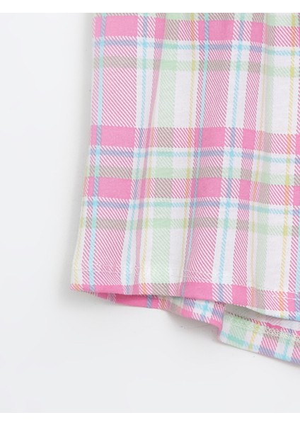 Yeni Sezon Beli Lastikli Ekose Kız Çocuk Pijama Şort fiyatları