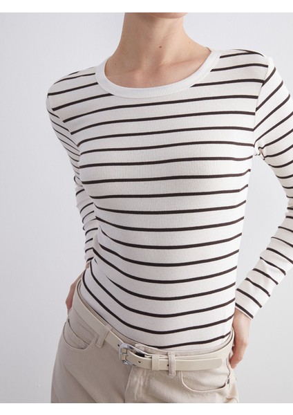 Yeni Sezon Bisiklet Yaka Çizgili Kadın Body modelleri