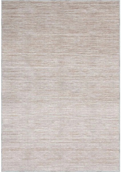 Gago Modern Bej Polyester ve Pamuklu Yıkanabilir Kaydırmaz Taban Dijital Baskı Halı