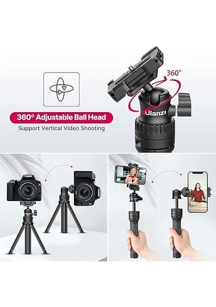 Mt-34 Çok Fonksiyonlu Uzatılabilir Tripod, Siyah modelleri