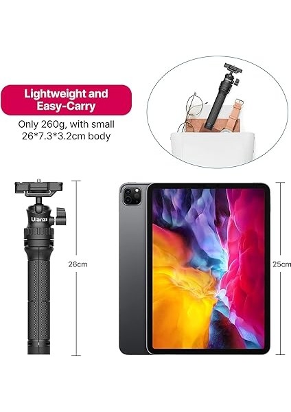 Mt-34 Çok Fonksiyonlu Uzatılabilir Tripod, Siyah indirimleri