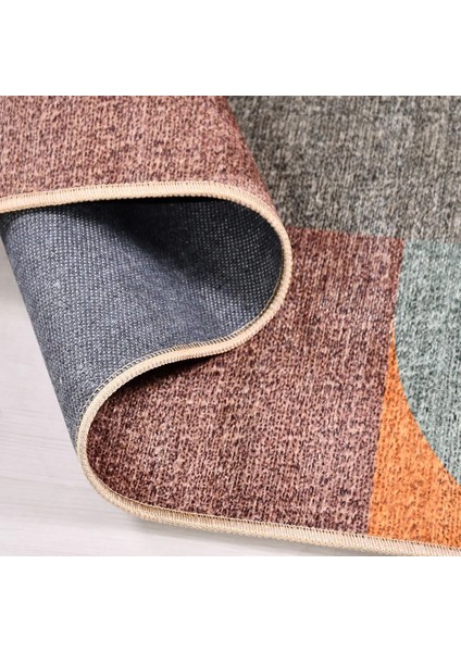 Sacro Modern Multi Polyester ve Pamuklu Kaydırmaz Tabanlı Dijital Baskı Halı modelleri