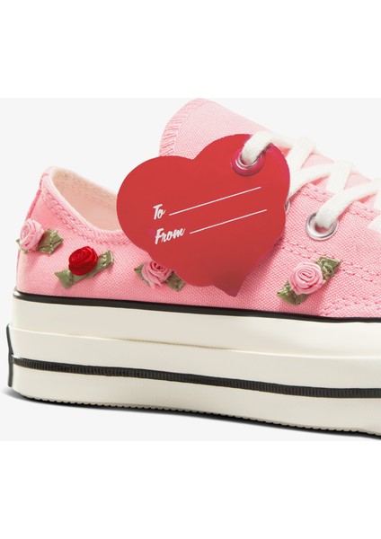 Chuck 70 Valentine's Day Unisex Pembe Sneaker.651