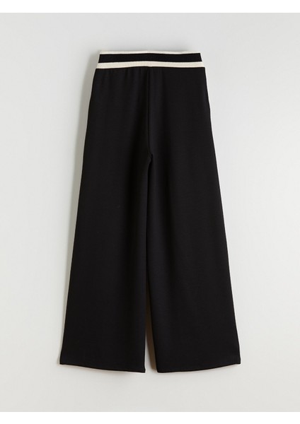 Yeni Sezon Beli Lastikli Geniş Paça Kadın Pantolon fiyatları