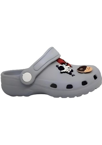 Erkek Çocuk Örümcek Adam Sticker Cross Havuz Kreş Bahçe Günlük Terlik