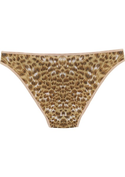 Kadın Leopar Desenli 2'li Slip modelleri