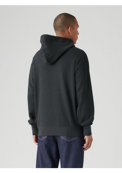 Erkek Siyah Kapüşonlu Sweatshirt 003VL-0003 fiyatları