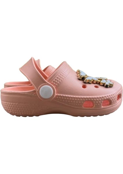 Kız Çocuk Eva Ayıcık Figürlü Zincirli Plaj Deniz Kreş Tatil Bahçe Günlük Kullanım Sandalet-Terlik fiyatları