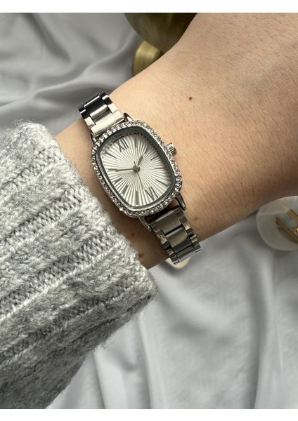 Çelik Zirkon Taş Detaylı Saat fiyatları