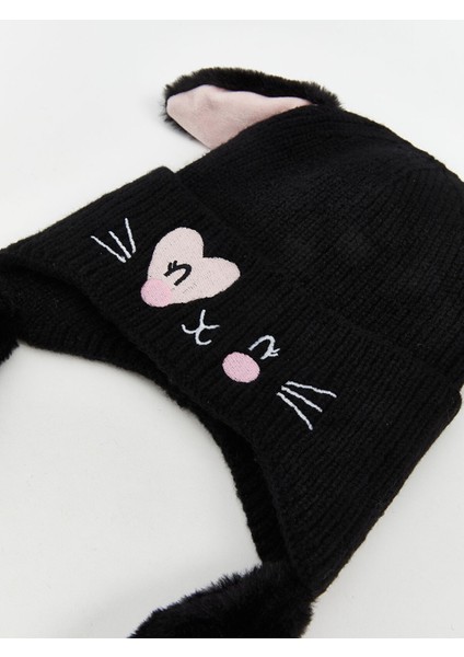 Yeni Sezon Hareketli Kız Çocuk Kar Şapkası modelleri