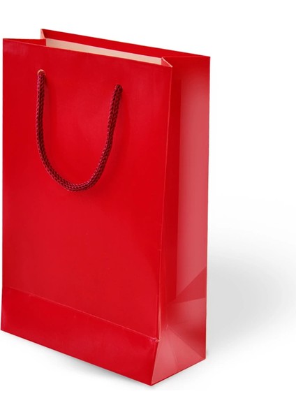 Kırmızı Karton Çanta 11X16,5CM