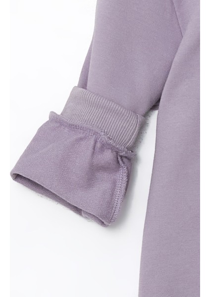 Yeni Sezon Bisiklet Yaka Uzun Kollu Baskılı Kız Bebek Sweatshirt fırsatları