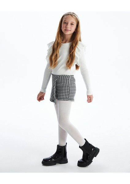 Yeni Sezon Beli Lastikli Kız Çocuk Şort Etek fiyatları