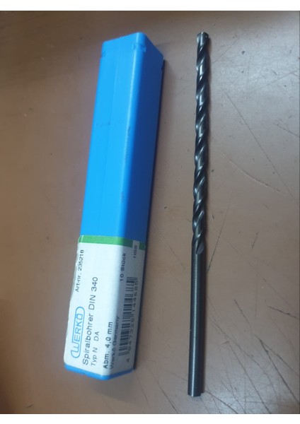 Matkap Ucu Hss Uzun 4mm