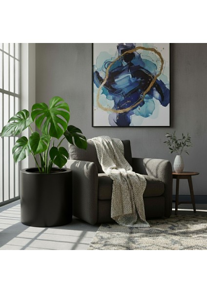 Aura Cylindro Fiber Silindir Saksı 50X50CM Mat - Büyük Boy - Üst Açıklık 42CM fırsatları