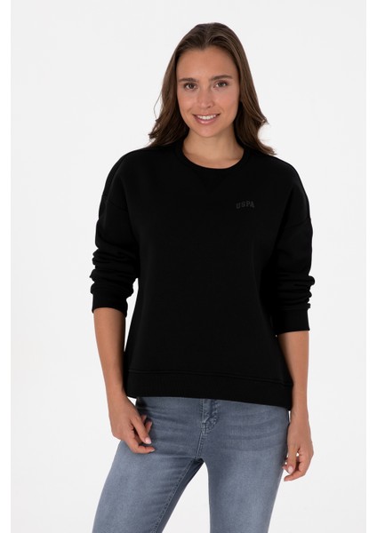 Kadın Siyah Sweatshirt 50313586-VR046