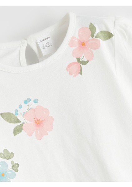 Yeni Sezon Bisiklet Yaka Çiçekli Kız Çocuk Bluz fiyatları