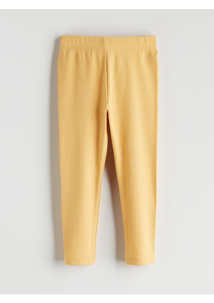 Yeni Sezon Beli Lastikli Kız Çocuk Tayt