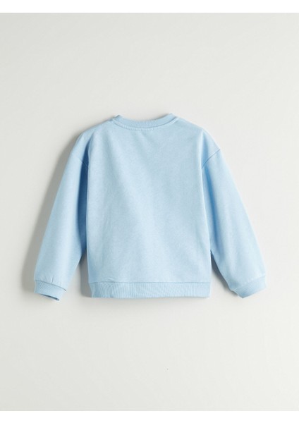 Yeni Sezon Bisiklet Yaka Kız Çocuk Sweatshirt modelleri