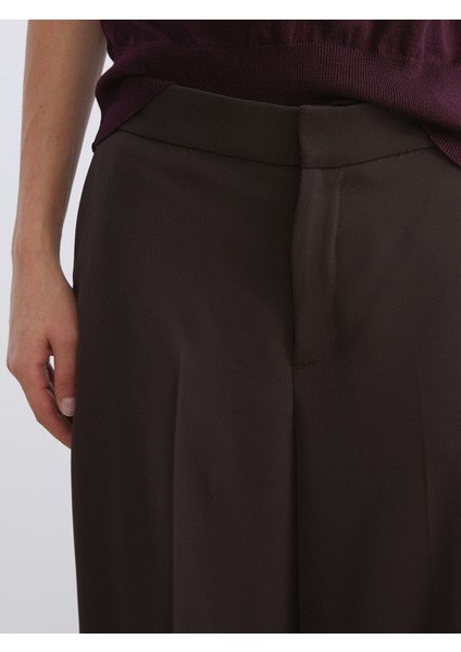 Yeni Sezon Standart Fit Ispanyol Paça Kadın Pantolon modelleri