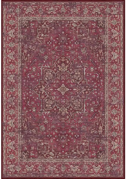 Calle Göbekli Bordo Polyester ve Pamuklu Yıkanılabilir Kaydırmaz Taban Dijital Baskı Halı