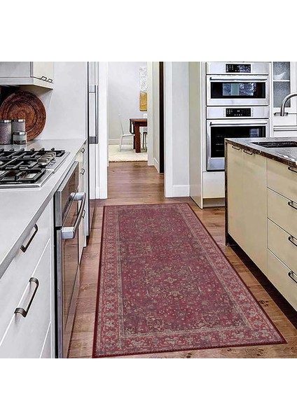 Calle Göbekli Bordo Polyester ve Pamuklu Yıkanılabilir Kaydırmaz Taban Dijital Baskı Halı fırsatları