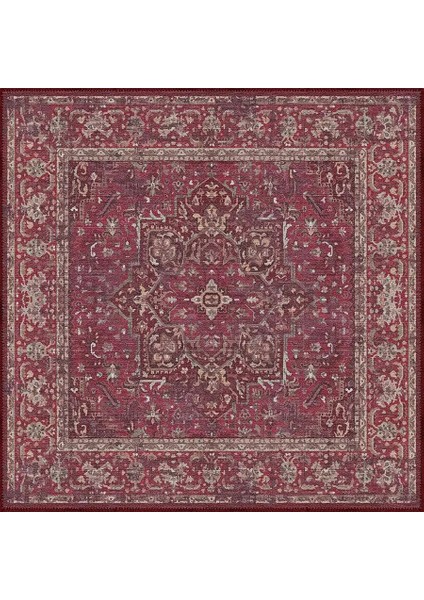 Calle Göbekli Bordo Polyester ve Pamuklu Yıkanılabilir Kaydırmaz Taban Dijital Baskı Halı indirimleri