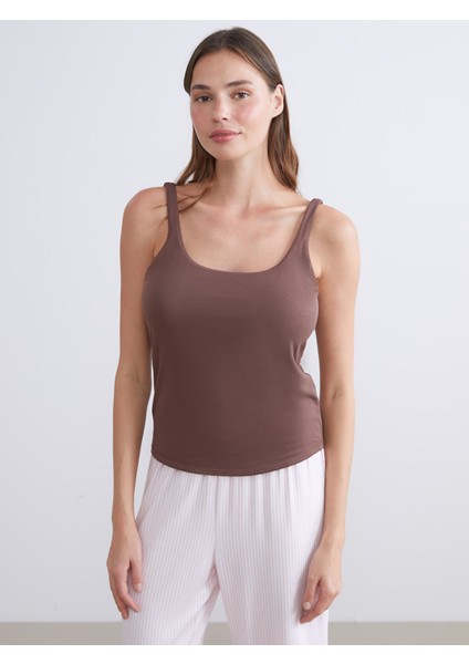 Yeni Sezon U Yaka Askılı Kadın Atlet