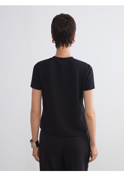 Yeni Sezon Bisiklet Yaka Kadın Tişört modelleri