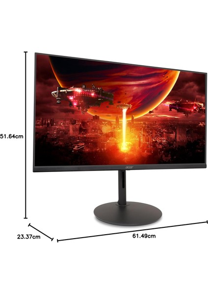 Nitro XF270X1 UM.HX0EE.101 27" 1ms Full Hd Pivot IPS 180Hz (200Hz Overclock) Oyuncu Monitörü