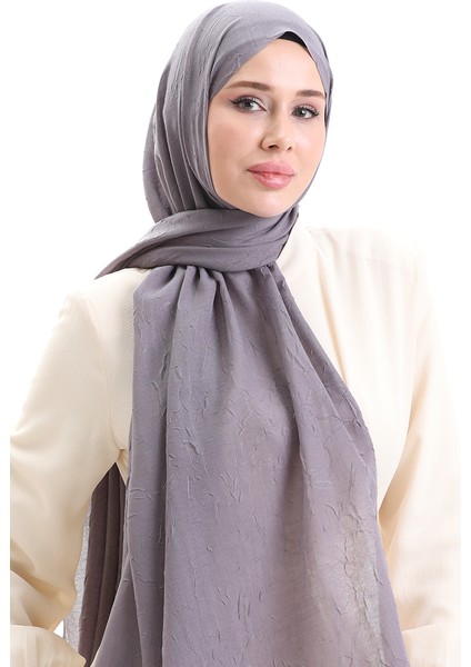 Bambu Şal 70281-34 Gri