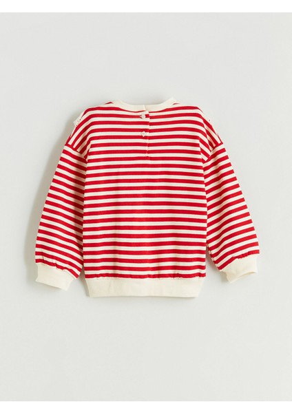 Yeni Sezon Bisiklet Yaka Kız Çocuk Sweatshirt modelleri