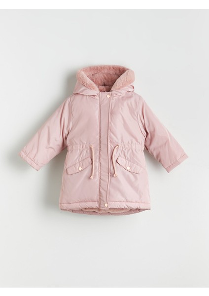 Yeni Sezon Kapüşonlu Kız Çocuk Mont