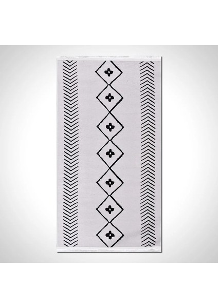 Corcolle Modern Gri Polyester ve Pamuklu Kaydırmaz Tabanlı Dijital Baskı Halı fiyatları