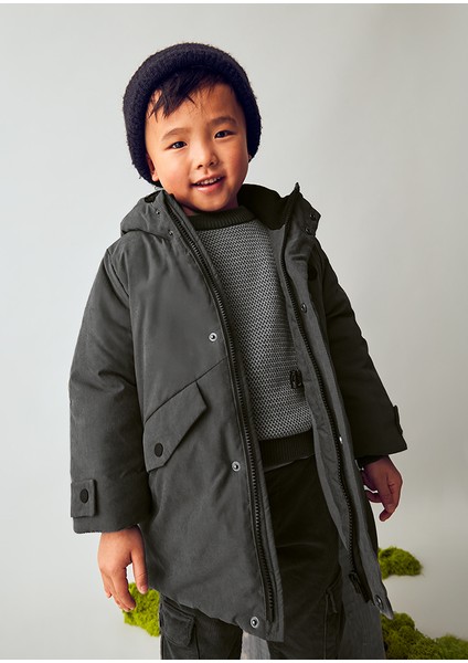 4419-88 Erkek Çocuk Gri Parke modelleri