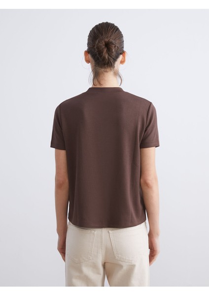 Yeni Sezon Bisiklet Yaka Kadın Tişört fırsatları