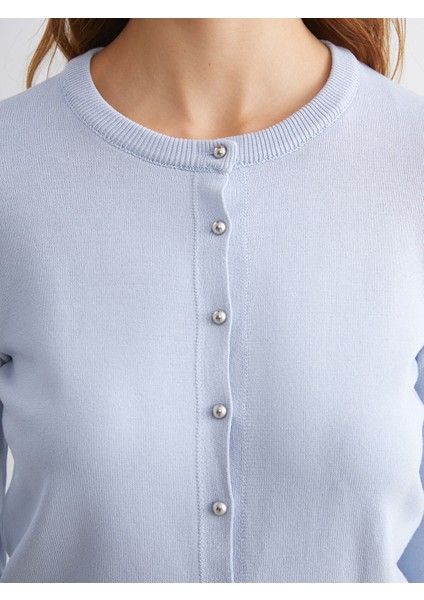 Yeni Sezon Bisiklet Yaka Kadın Triko Hırka modelleri