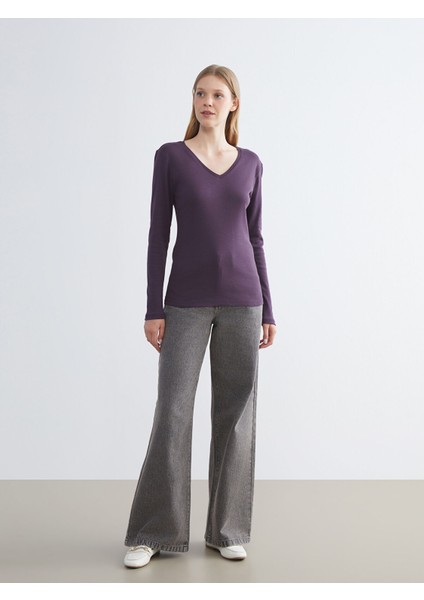 Yeni Sezon Büyük Beden V Yaka Kadın Tişört fiyatları