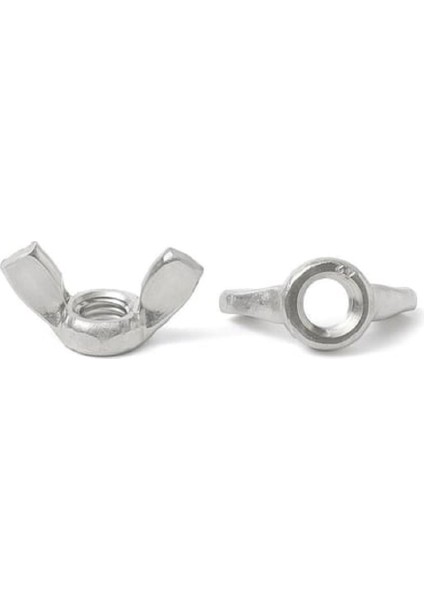 Kelebek Somun 10 Adet Inox Paslanmaz Çelik Dın 315 A2 fiyatları