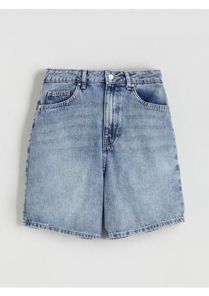 Yeni Sezon Dar Fit Kadın Jean Şort indirimleri