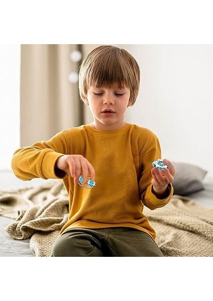 Bisiklet Zinciri, Stres Oyuncağı Seti, 6 Makara Zinciri ve Anahtarlık, Adhs, Add, Otizm, Yetişkinler ve Gençler Için Anksiyete Giderici indirimleri