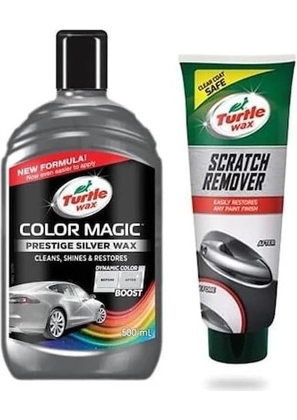 Wax Renkli Cila Gri + Ince Çizik Giderici Pasta 100 ml