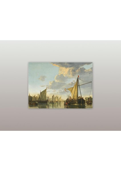 Aelbert Cuyp -The Maas At Dordrech - Ahşap Mdf Tablo modelleri
