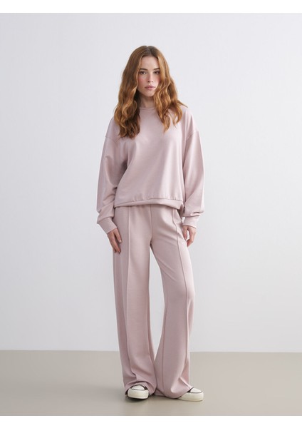 Yeni Sezon Bisiklet Yaka Oversize Kadın Sweatshirt fiyatları