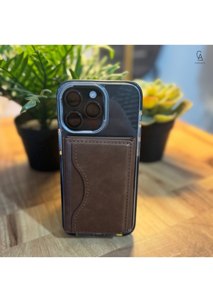 iPhone 17 Pro Max Uyumlu 5 Bölmeli Magsafe Mıknatıslı Deri Kartlık Cüzdan fiyatları