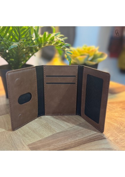 iPhone 17 Pro Max Uyumlu 5 Bölmeli Magsafe Mıknatıslı Deri Kartlık Cüzdan modelleri