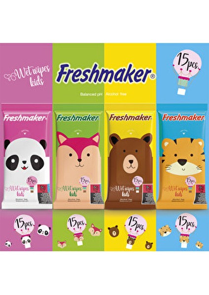 Islak Cep Mendili Kids 15LI x 36LI