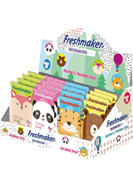 Islak Cep Mendili Kids 15LI x 36LI modelleri